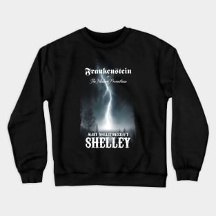 Frankenstein book cover tribute Crewneck Sweatshirt